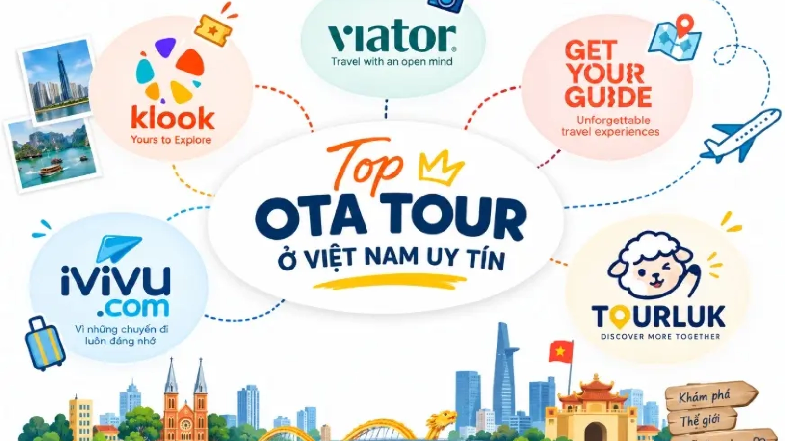 Top các OTA tour của Vietnam uy tín và phổ biến hiện nay