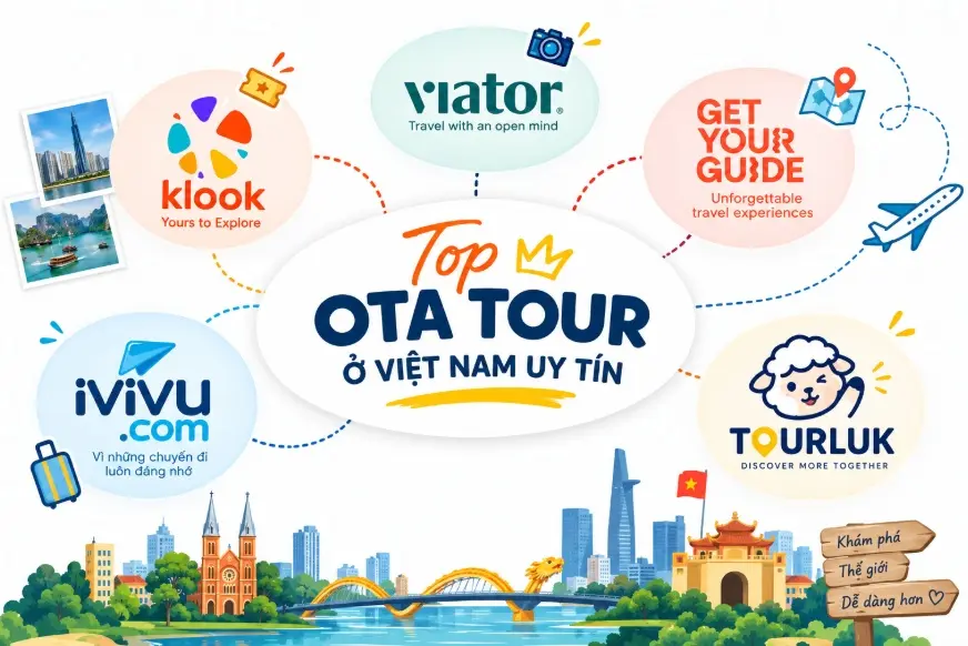Top các OTA tour của Vietnam uy tín và phổ biến hiện nay